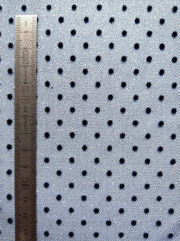 LOZZA H8916 Flock pois marine Tulle Marine