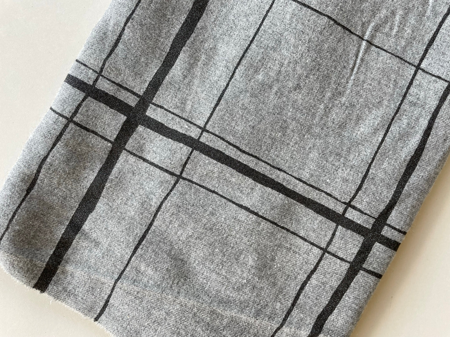 Arras imprimé Maxi Carreaux - Gris Paillettes