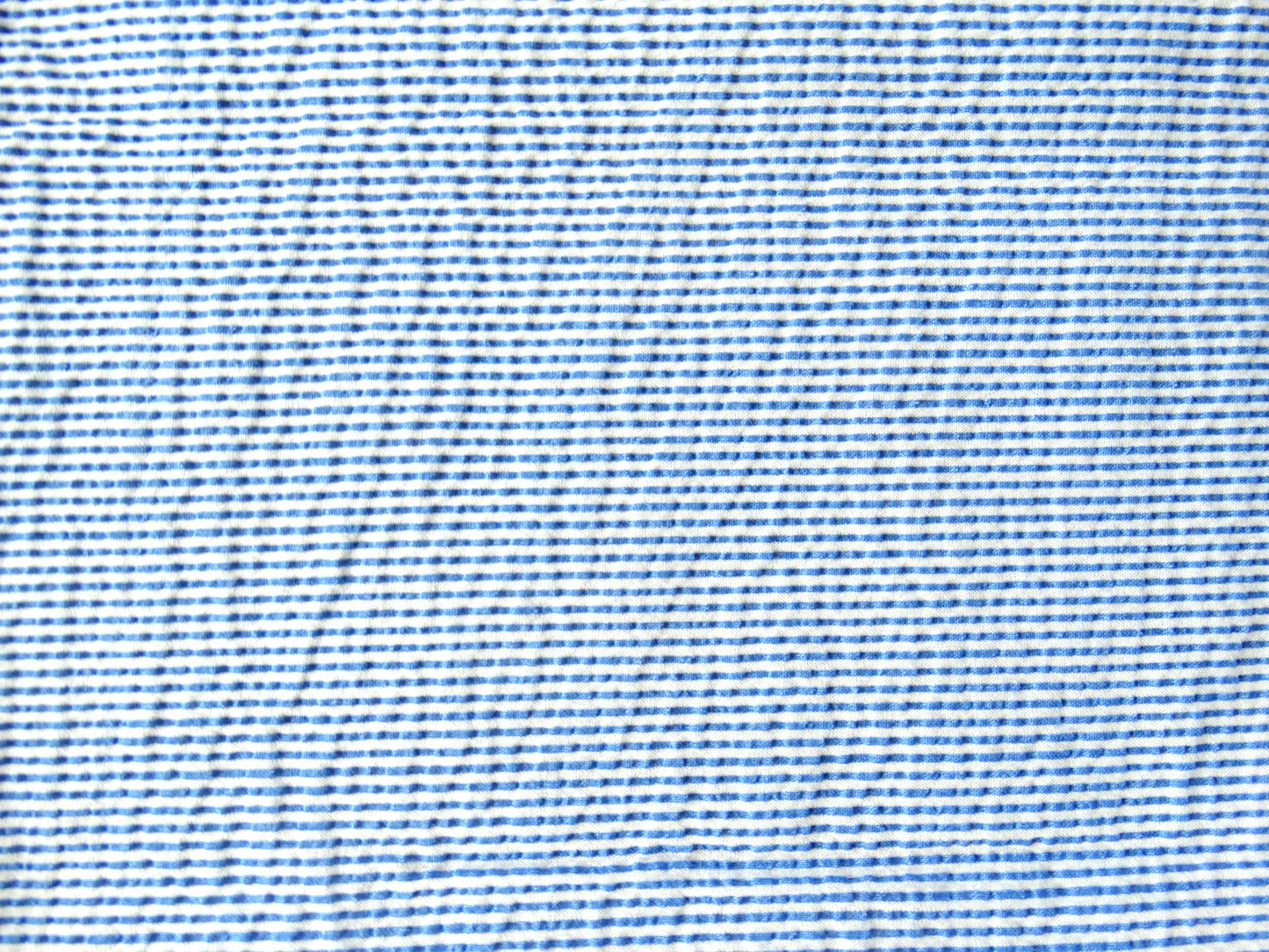 Love tissu fripon - Rayures Fines Bleues et Blanches
