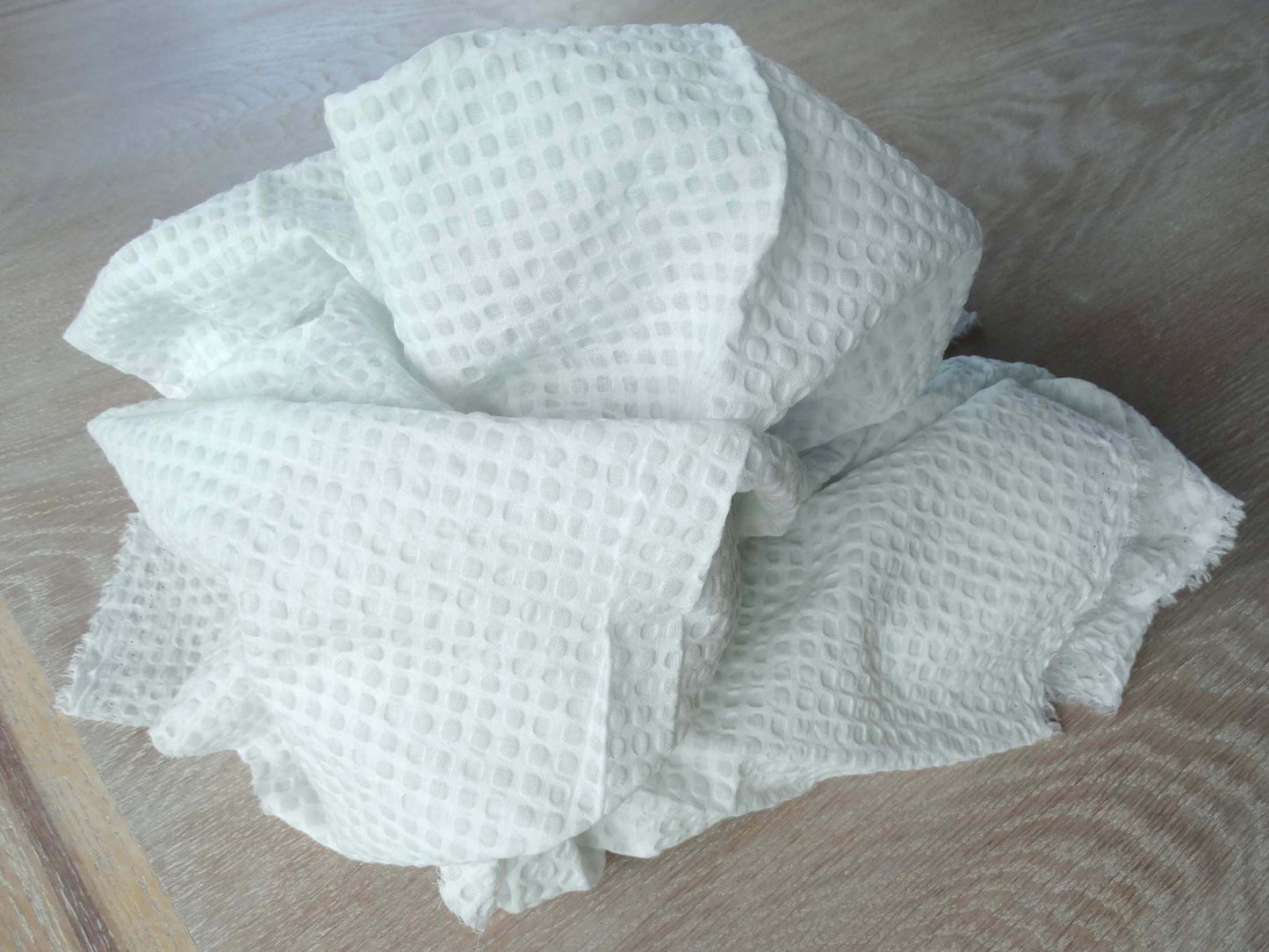Love tissu fripon - Vichy Blanc et Gris