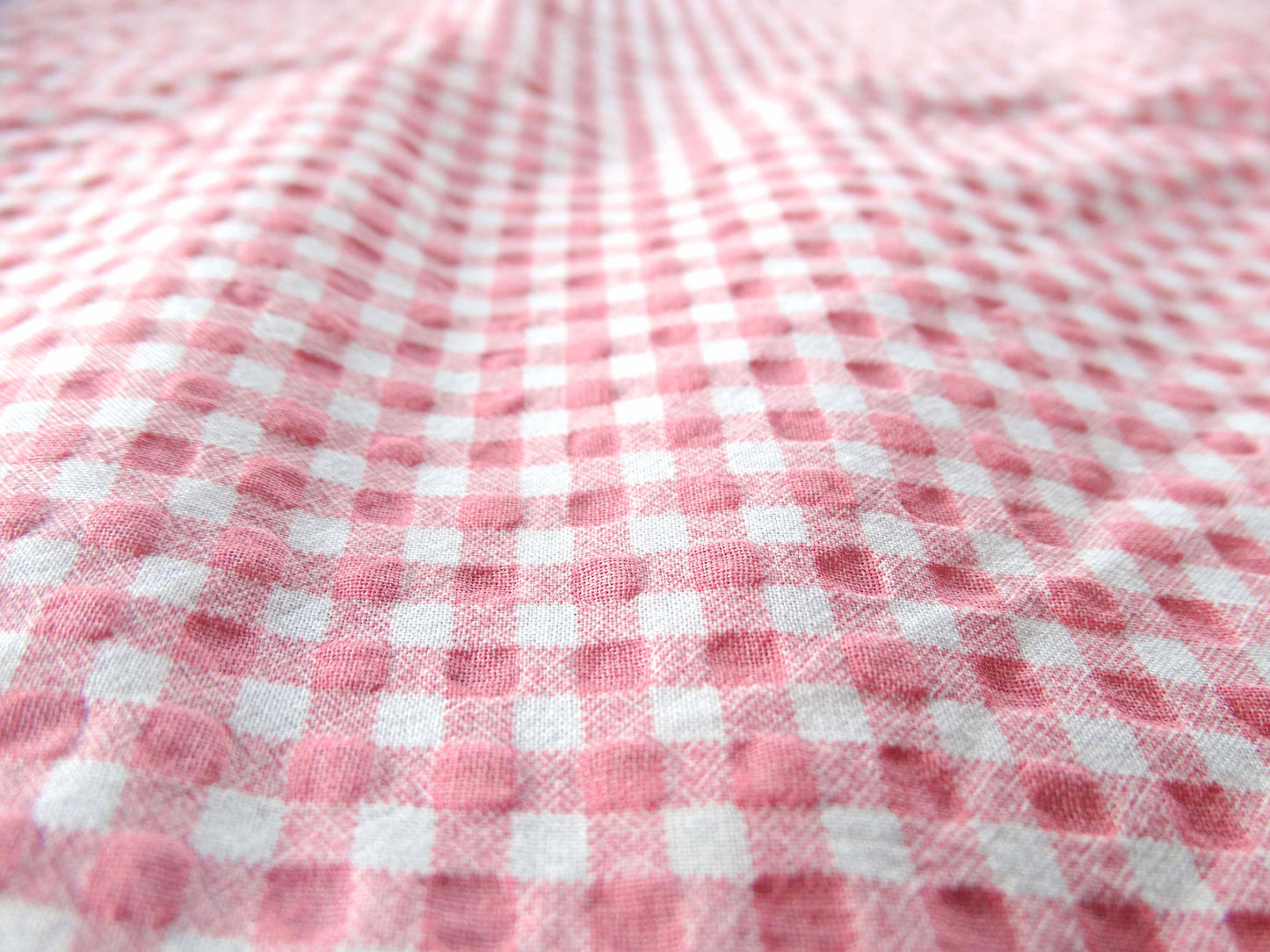 Love tissu fripon - Vichy Rose et Blanc