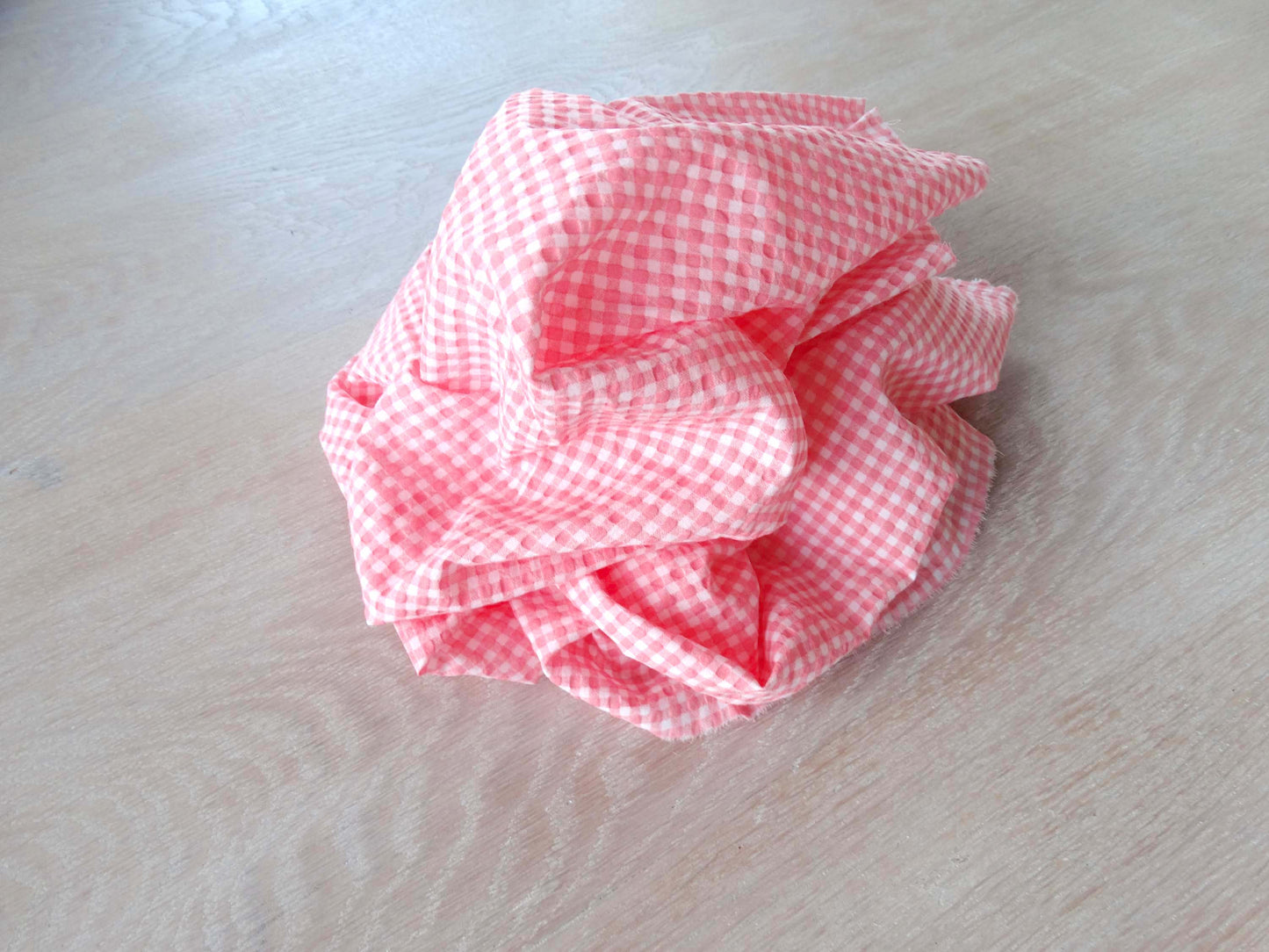 Love tissu fripon - Vichy Rose et Blanc