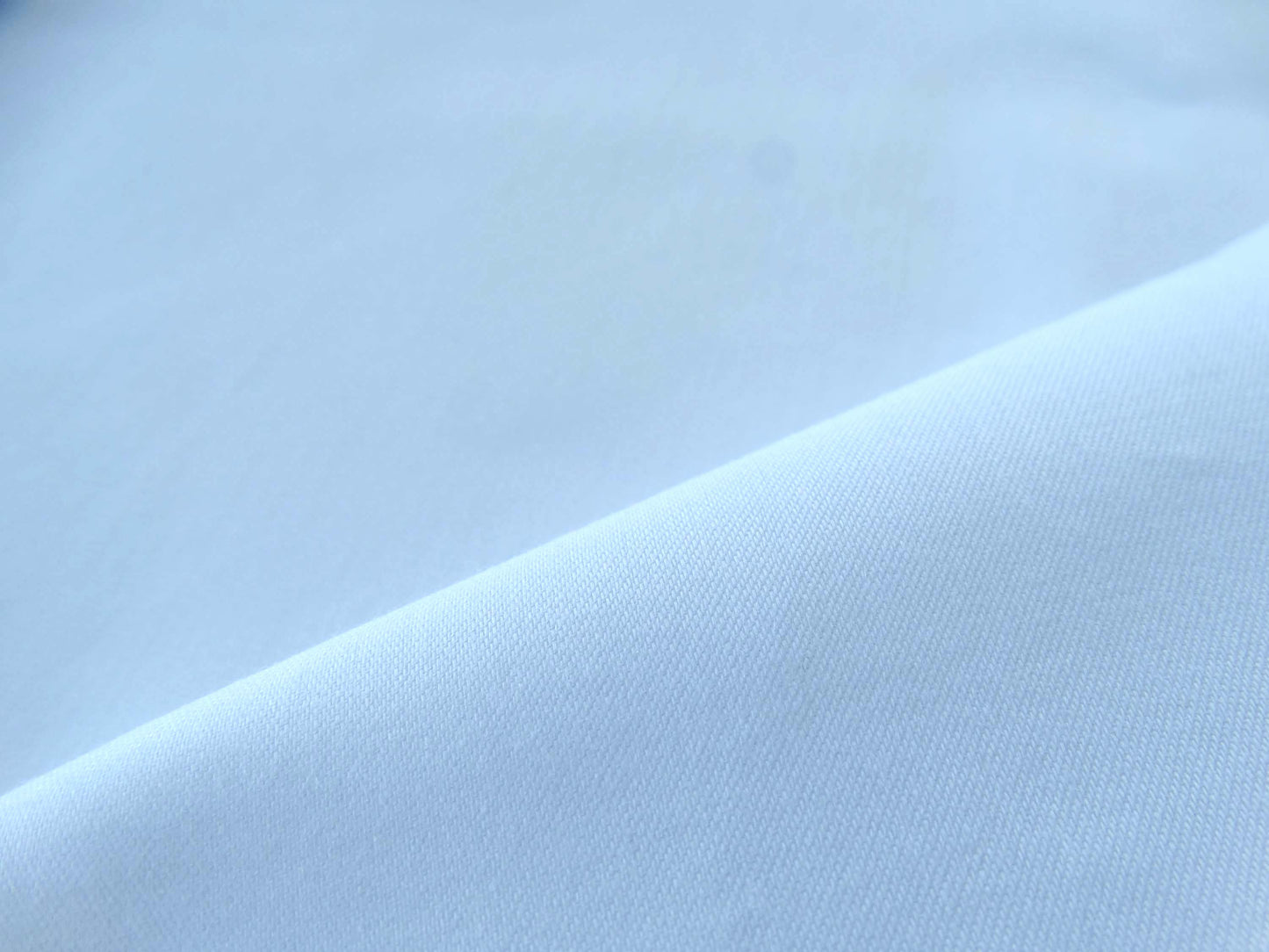 Satin de coton BIO - 100% Coton BIO tissu uni blanc
