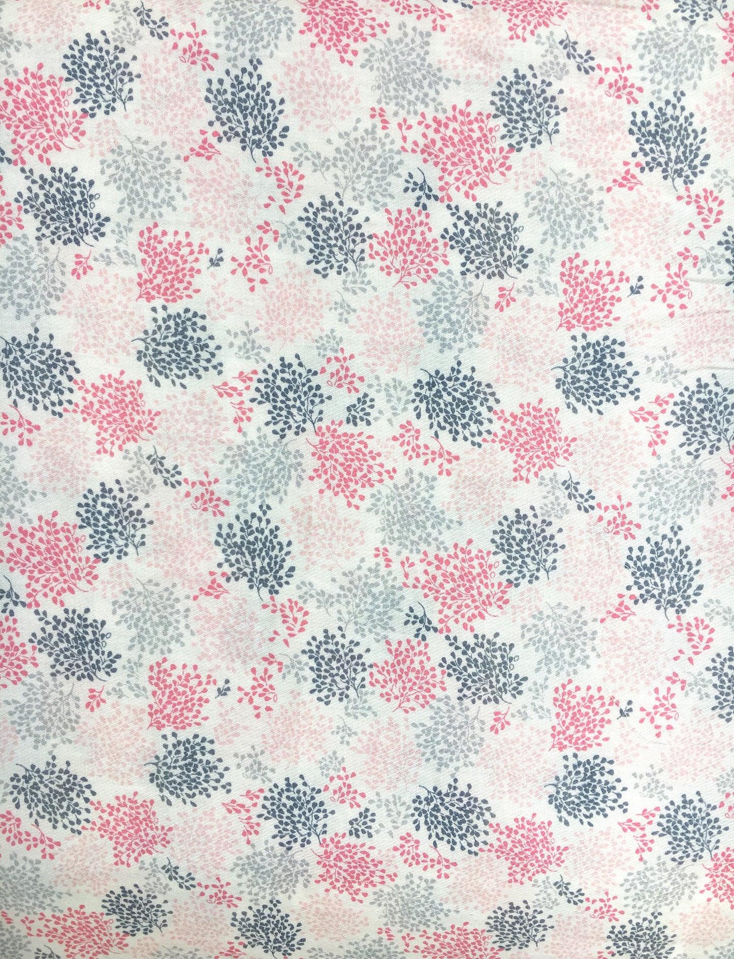 tissu trinil 100% coton imprimé feuillage