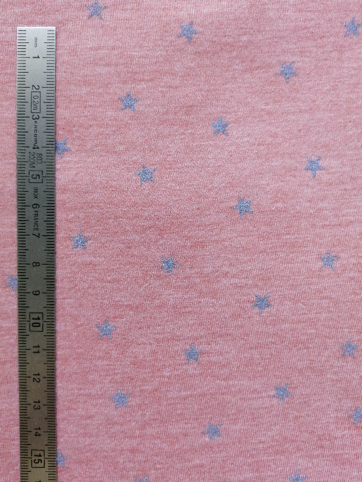 ETOILIE H9107 Imprimé Etoiles nacrées