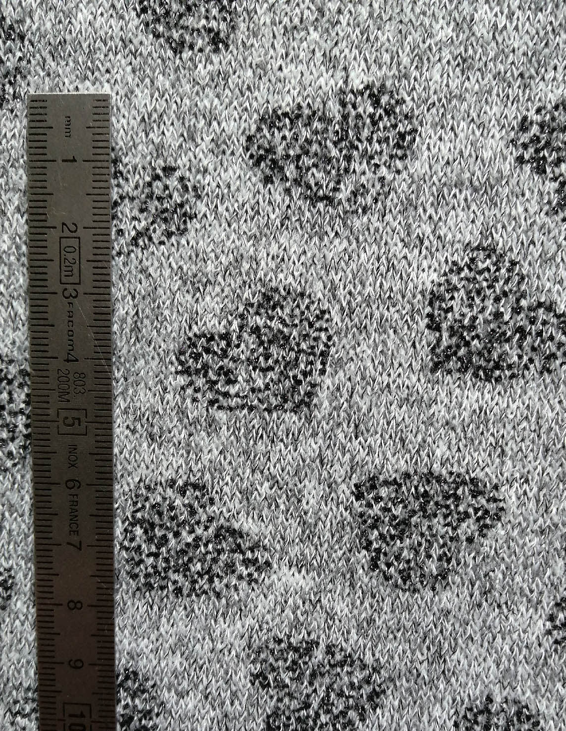 Kareo imprimé cœur noir paillettes