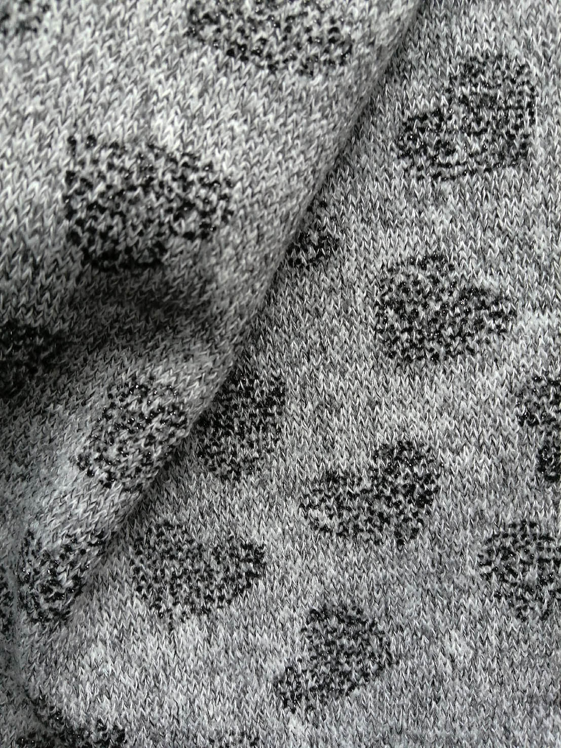 Kareo imprimé cœur noir paillettes