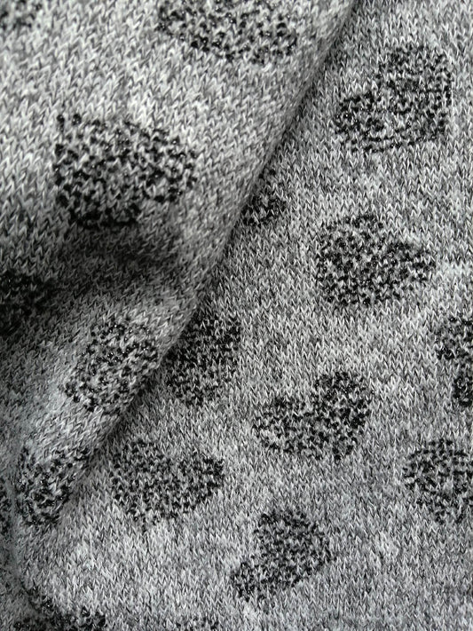 Kareo imprimé cœur noir paillettes