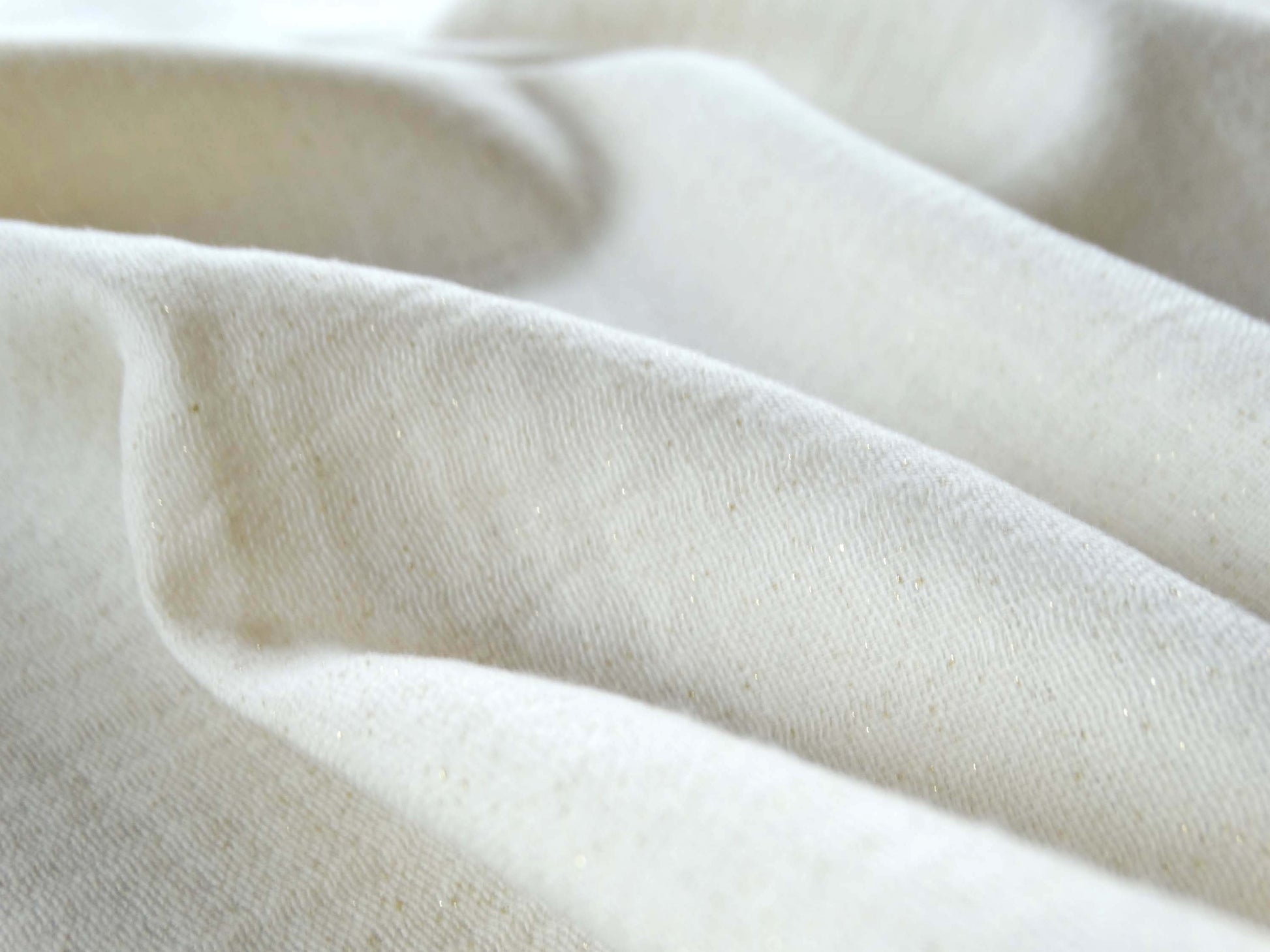 tissu lezarda 100% coton beige paillettes