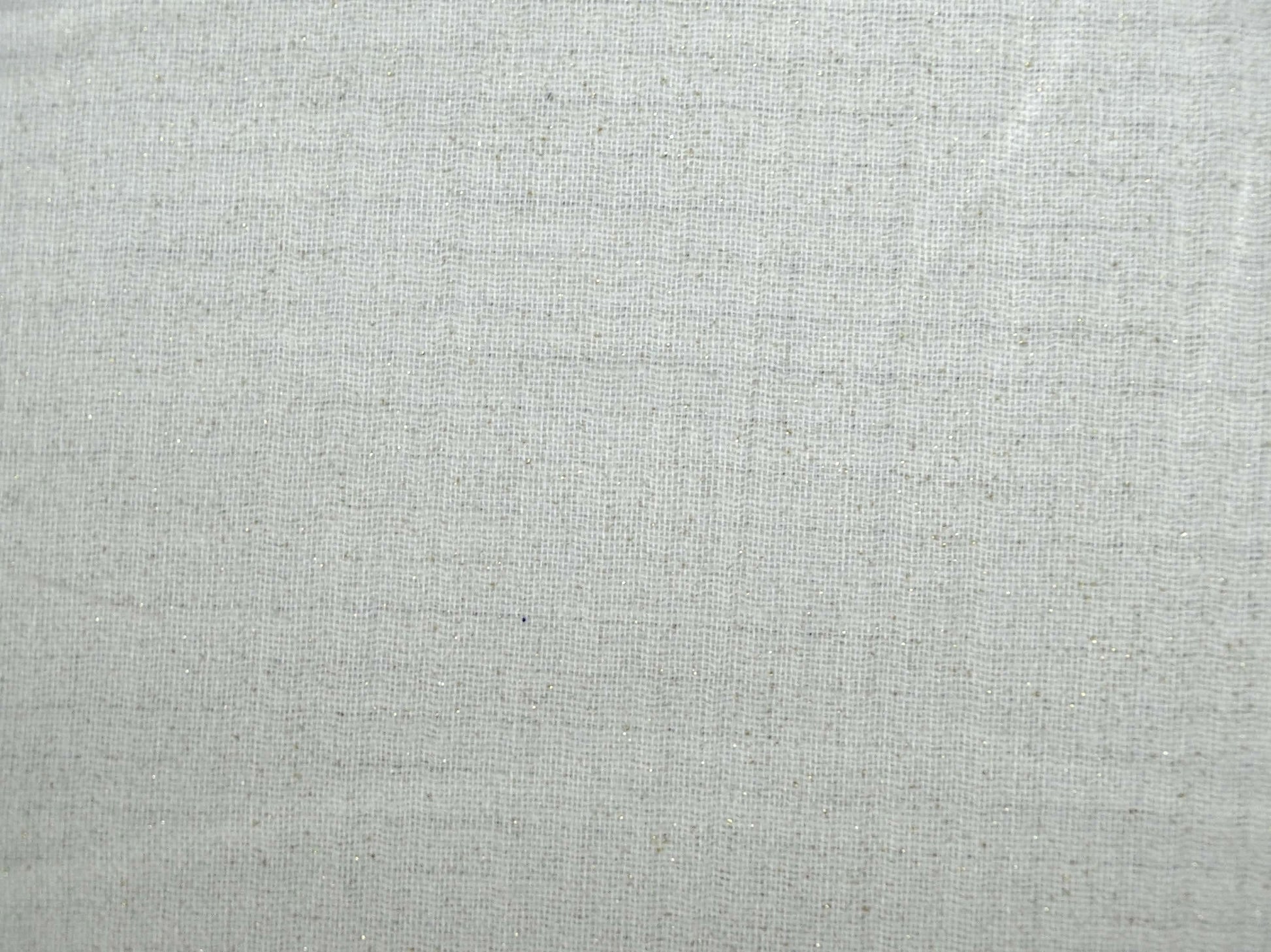 tissu lezarda 100% coton beige paillettes