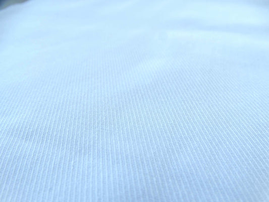 Tricotine de coton - 100% Coton tissu uni blanc